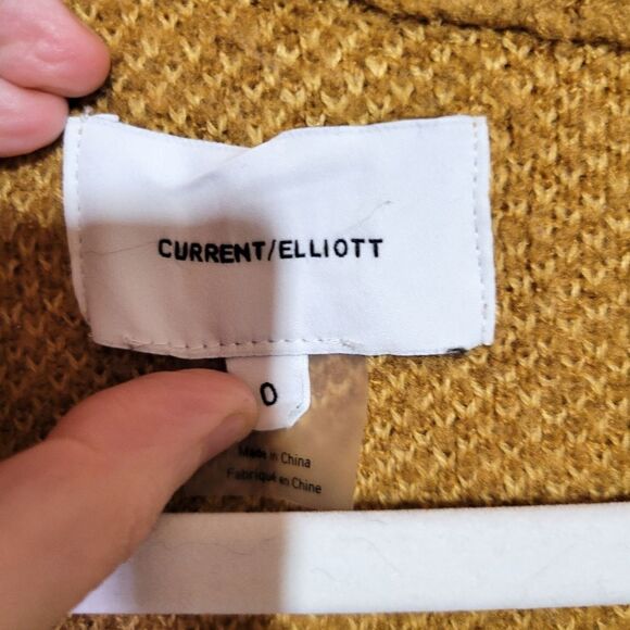 Current Elliott The 79 Sweater On Brown Sugar - Picture 9 of 10
